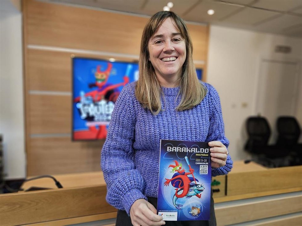 La concejal de Cultura de Barakaldo, Nerea Cantero, presenta la programación de Carnavales.