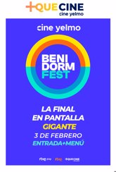Foto: La final del Benidorm Fest 2024 llega a la gran pantalla de la mano de Yelmo