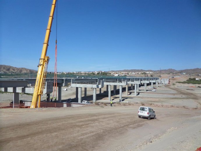 Archivo - Obras en la Autovía del Almanzora.