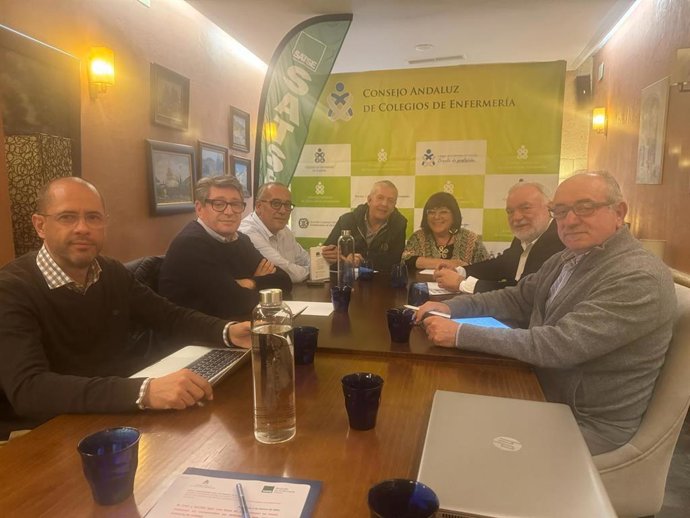 Reunión entre el Consejo Autonómico de Enfermería (CAE) y el Sindicato de Enfermería Satse.