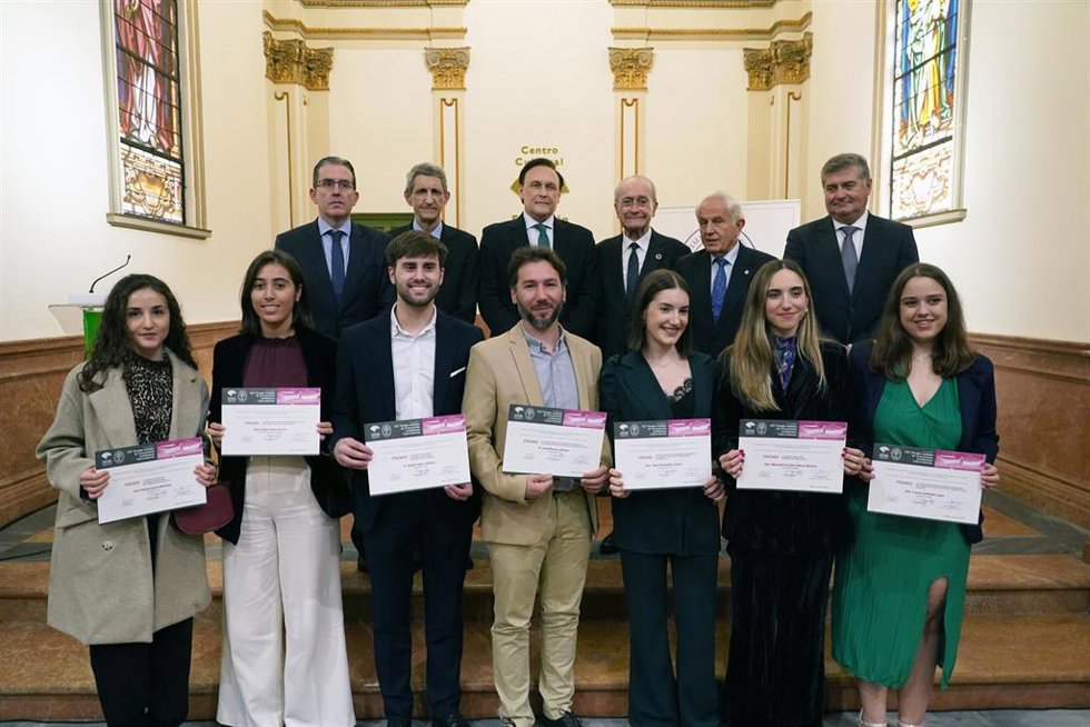 Entrega de los XIV Premios Andaluces de Trayectorias Académicas Universitarias. A 2 de febrero de 2024, en Málaga (Andalucía, España).