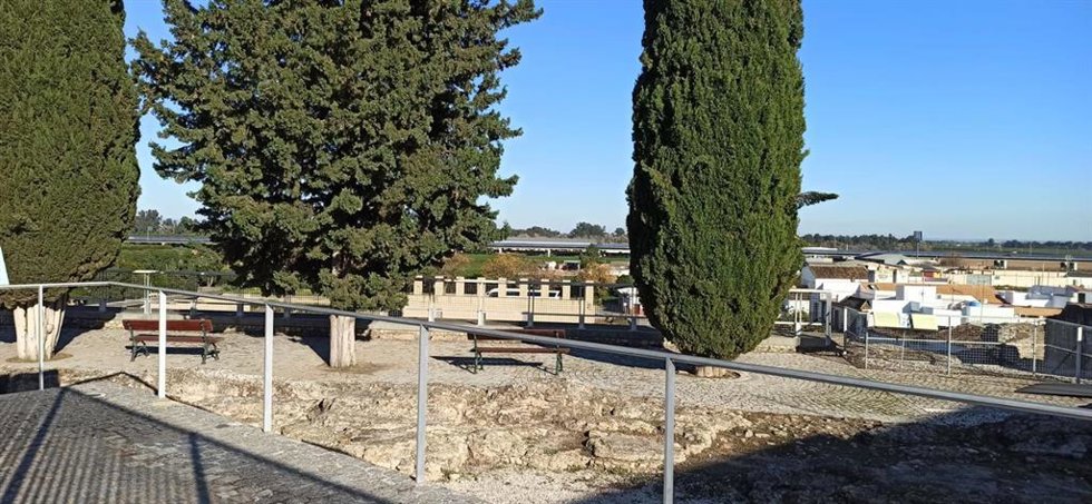 Imagen del mirador del teatro de Itálica