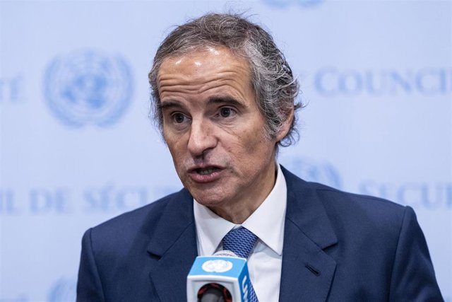 El director general del Organismo Internacional para la Energía Atómica (OIEA), Rafael Grossi