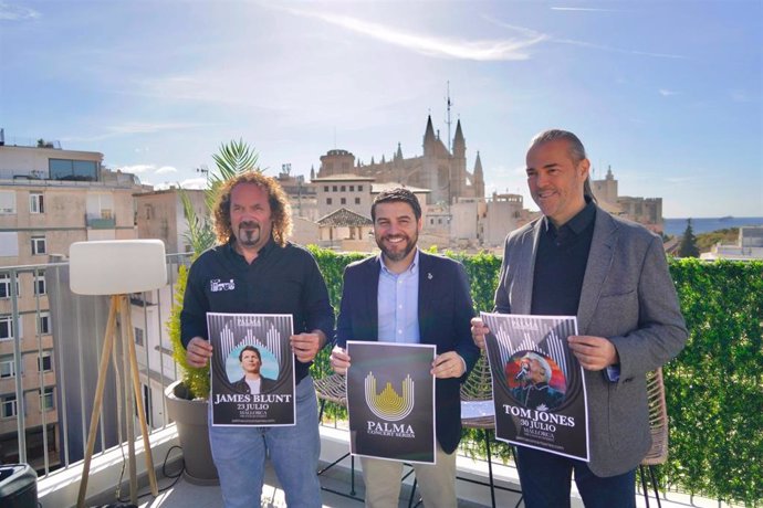 El primer teniente de alcalde y regidor de Cultura, Javier Bonet, en la presentación del Palma Concert Series
