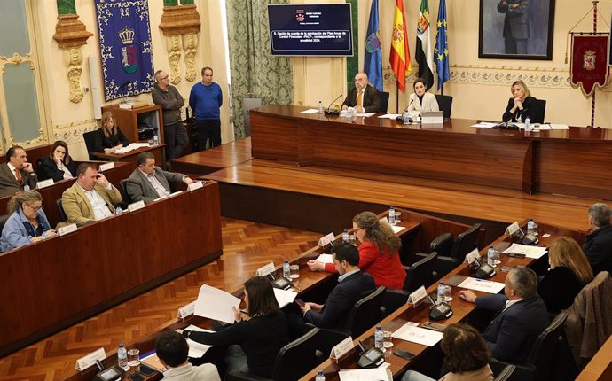 Pleno de la Diputación de Badajoz