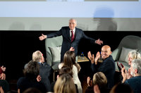 La Reina Letizia acude por sorpresa al encuentro de Martin Scorsese en la Academia de Cine