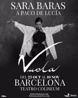 Cartell de l'espectacle de Sara Baras 'Vuela'