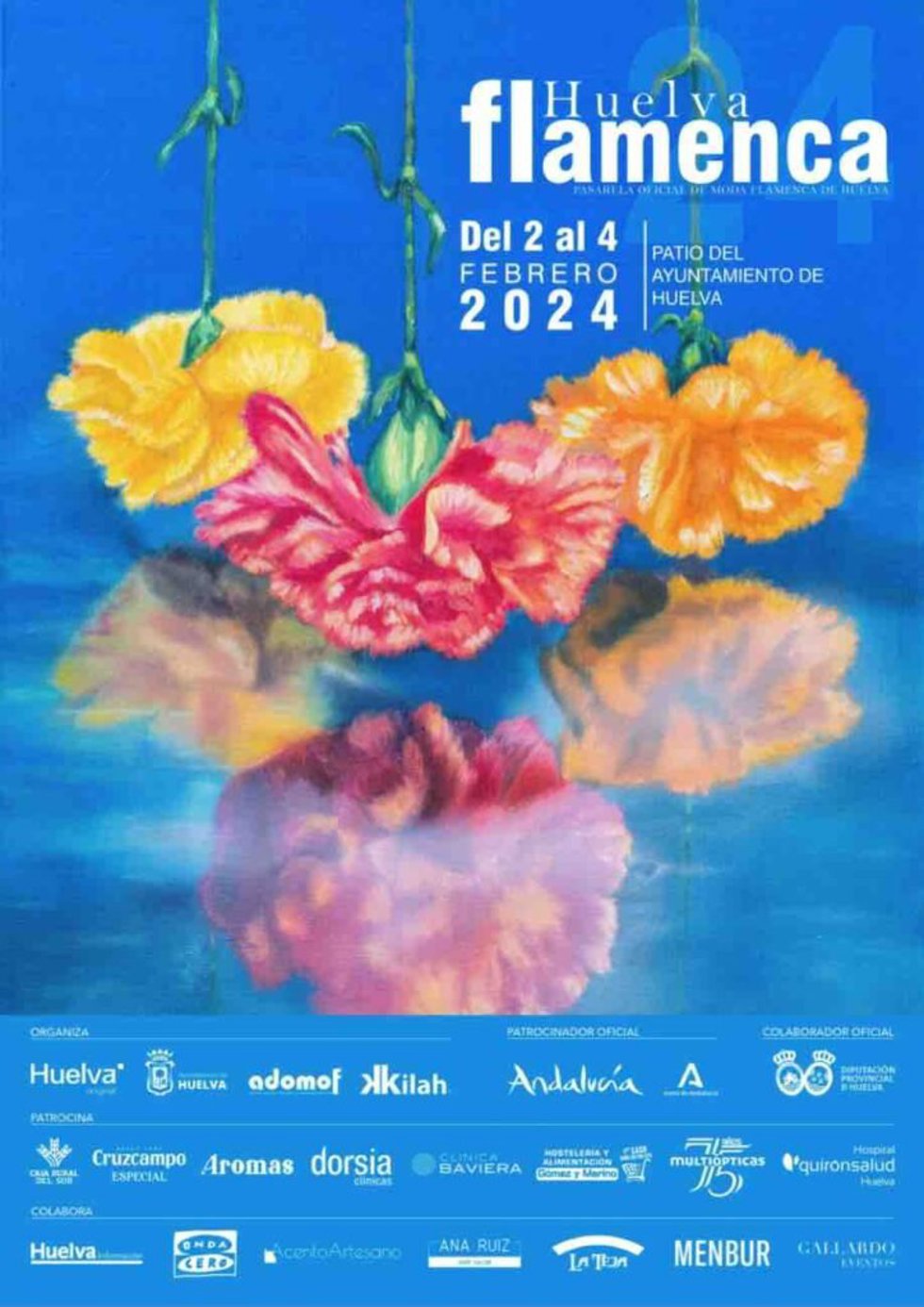 Cartel anunciador de la pasarela.