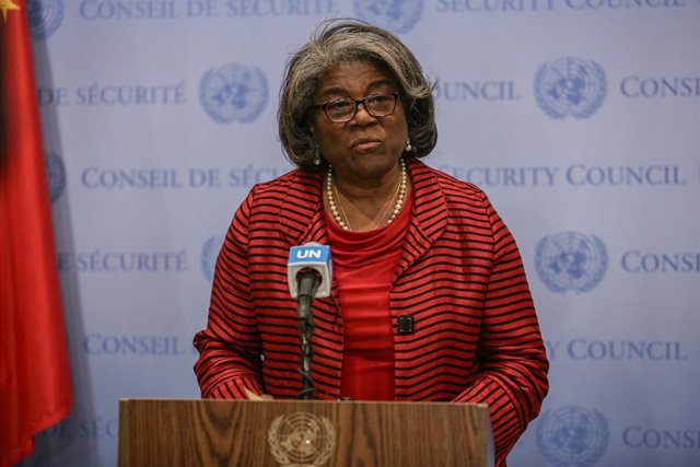 Archivo - La representante de Estados Unidos ante la ONU, Linda Thomas-Greenfield