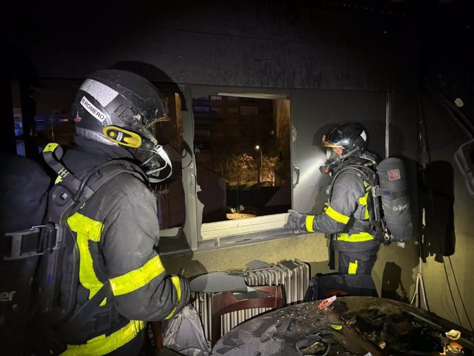 Incendio en una vivienda en Torrejón de Ardoz