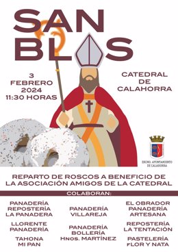 Calahorra recupera la tradición del reparto de roscos el día de San Blas