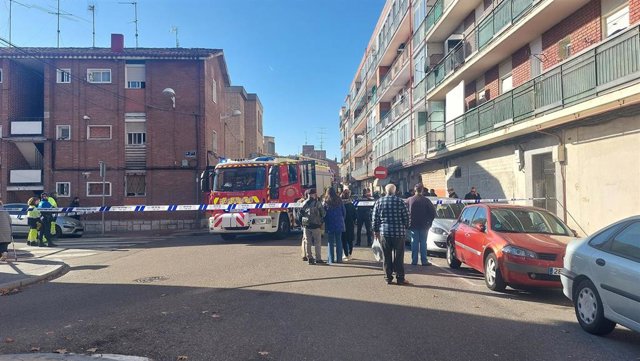 Incendio en la calle Cisne de Valladolid