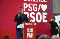 Besteiro pide apoyo para "enchufar" Galicia a España y avisa al PP: "Tras el 18F verán los toros desde la barrera