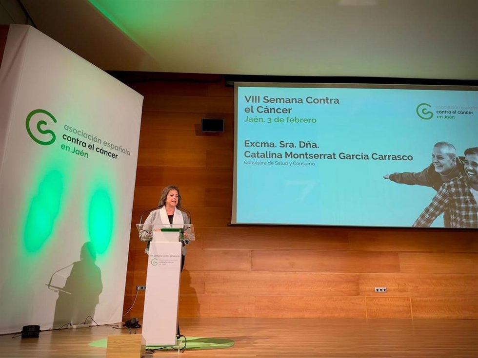 La consejera de Salud y Consumo, Catalina García.