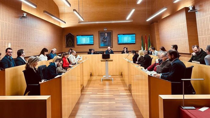 Imagen del pleno del Ayuntamiento del Puerto de Santa María celebrado el 2 de febrero de 2024.