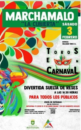 Cartel del evento en Marchamalo.