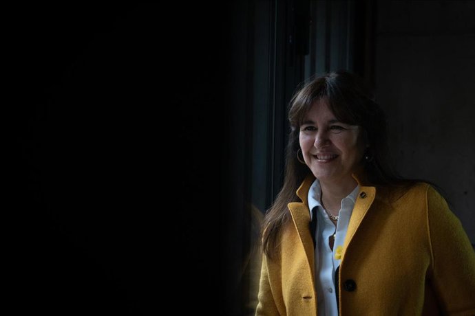 Archivo - La presidenta de Junts y expresidenta del Parlament de Catalunya, Laura Borrs, posa durante una entrevista para Europa Press, a 1 de diciembre de 2022, en Barcelona, Catalunya (España)
