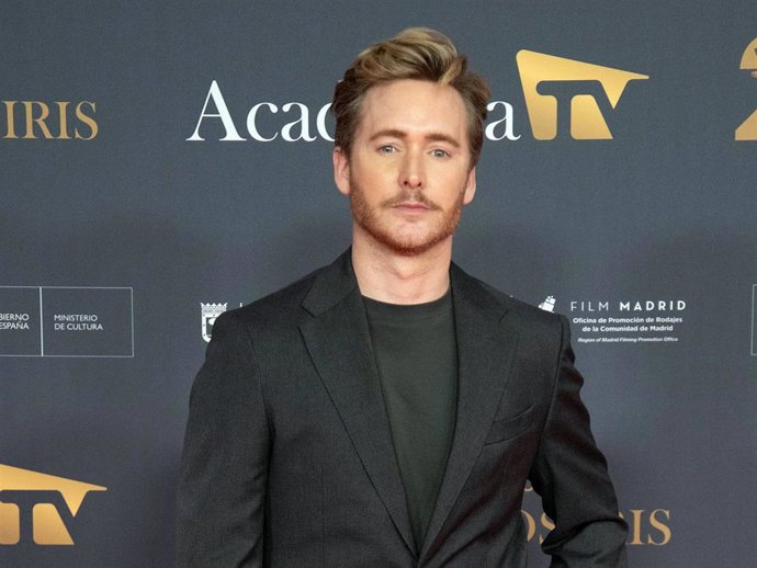 Pablo Rivero asiste a ceremonia de entrega de los Premios Iris que otorga la Academia de la Televisión en el Gran Teatro CaixaBank Príncipe Pío, a 16 de enero de 2024, en Madrid (España).