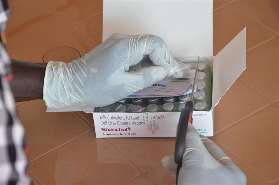 Archivo - Imagen de archivo de una campaña de vacunación contra el cólera en Sudán del Sur