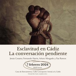 El Ayuntamiento acoge en la Casa de Iberoamérica un debate sobre la esclavitud en Cádiz.