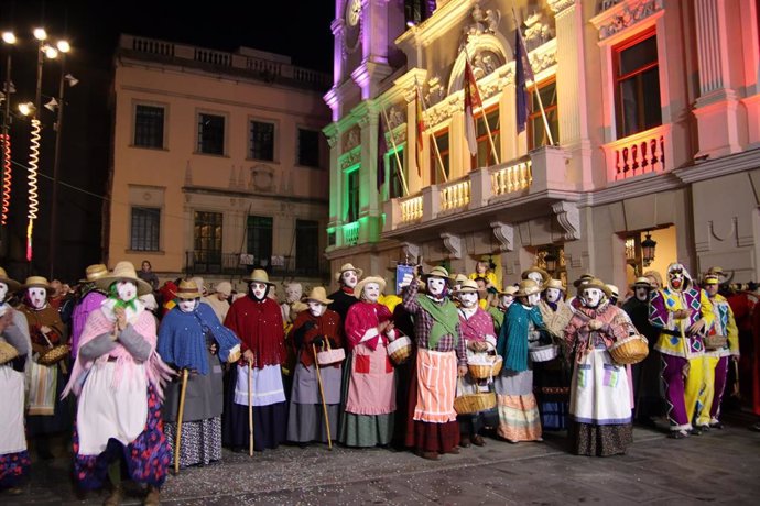 Botargas en el pregón de Carnaval de Guadalajara.