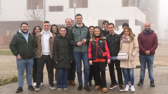 El cabeza de lista del PNV por Álava en las próximas elecciones vascas, Joseba Díez Antxustegi, este domingo en Vitoria