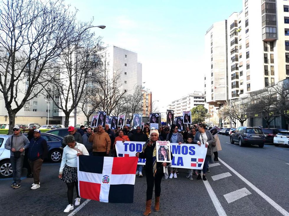 Manifestación por Gabriela Reyes, desaparecida en Pamplona desde el 7 de diciembre de 2023.