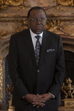 Archivo - El president de Namíbia, Hage Geingob