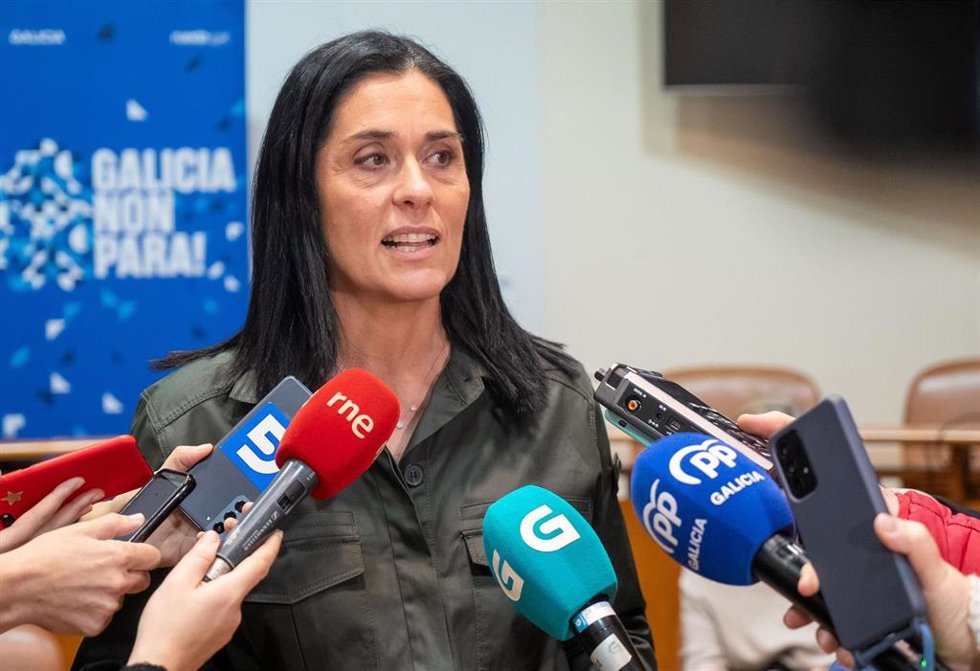 Paula Prado (PPdeG), en declaraciones a los medios.