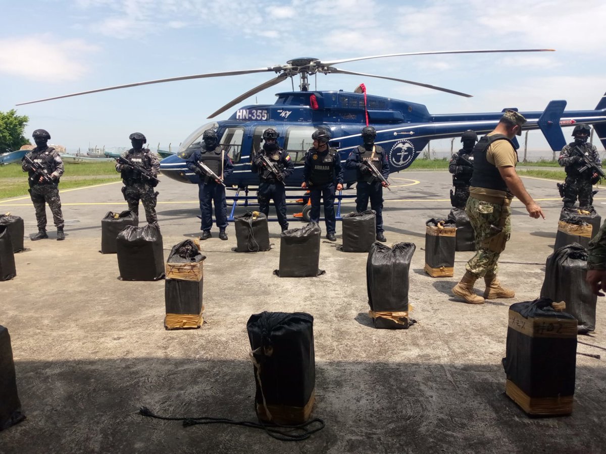 Ecuador.- Incautadas dos toneladas de droga en las costas de Ecuador