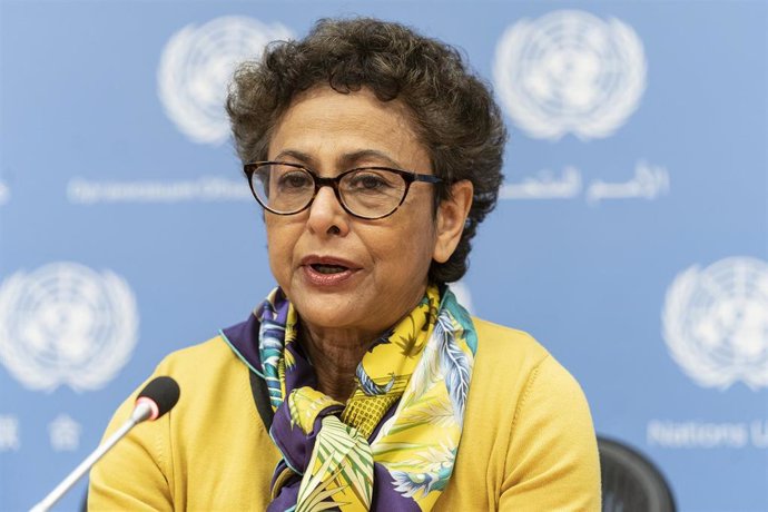 Archivo - La relatora especial de la ONU sobre libertad de expresión, Irene Jan