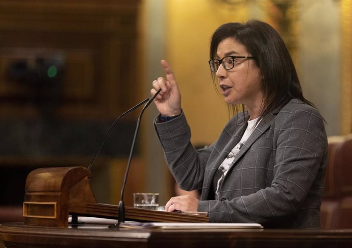 Archivo - La secretaria de Interior del Partido Popular, Ana Belén Vázquez Blanco, interviene durante una sesión plenaria en el Congreso de los Diputados, a 30 de noviembre de 2022, en Madrid (España). La Junta de Portavoces del Congreso acordó, el pasa