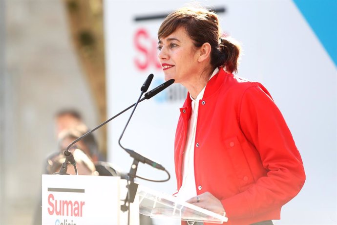 La candidata de Sumar Galícia a la Xunta, Marta Lois