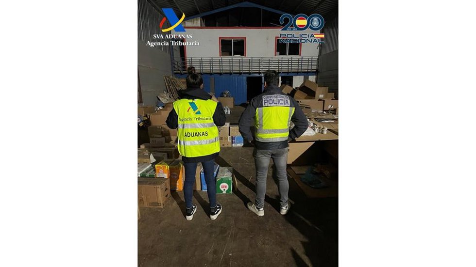 Imagen de la intervención policial