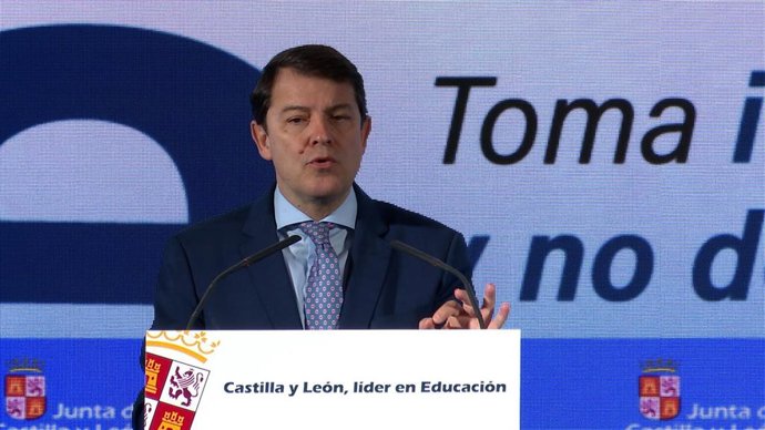 El presidente de la Junta de Castilla y León, Alfonso Fernández Mañueco.