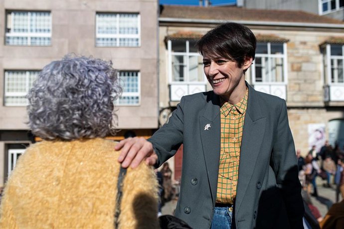 La candidata del BNG a la Presidencia de la Xunta de Galicia, Ana Pontón