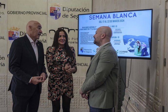 Presentación de la Semana Blanca de Diputación y Ayuintamiento de Segovia.