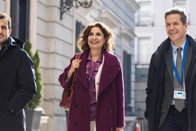 La vicepresidenta primera del Gobierno y ministra de Hacienda, María Jesús Montero.