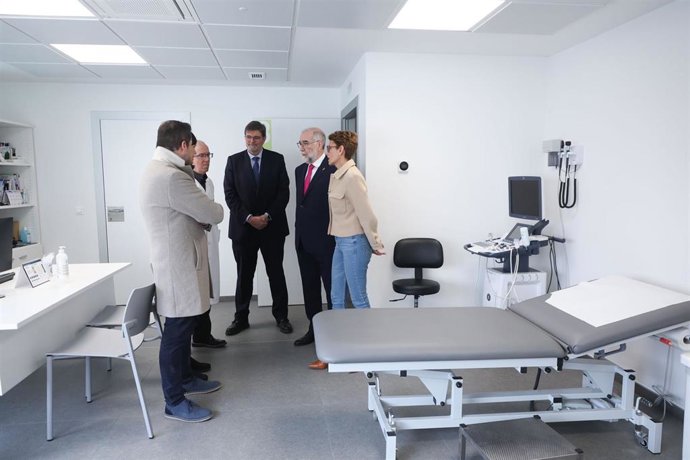 La presidenta Chivite visita el centro de salud Santa Ana de Tudela