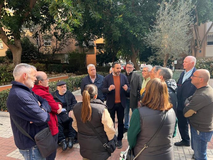 El grupo municipal del PSOE alerta de los altercados que se provocan con motivo de la concentración de cientos de personas en esta zona del distrito Palma-Palmilla en los días que hay partido en el estadio de fútbol de La Rosaleda