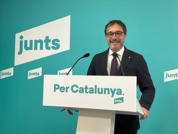 Archivo - El portaveu de Junts, Josep Rius
