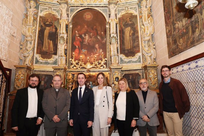 Presentación de las tres telas pictóricas restauradas por el Obispado de Mallorca y el Consell
