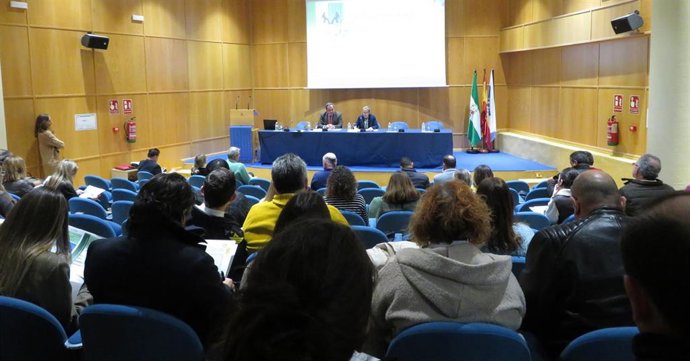 Presentación  en Huelva del Plan de Choque contra la siniestralidad laboral de la Junta.