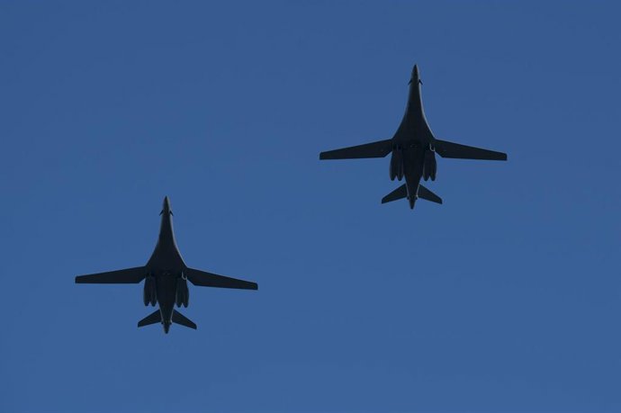 Archivo - Bomberdero estadounidense B-1B Lancer