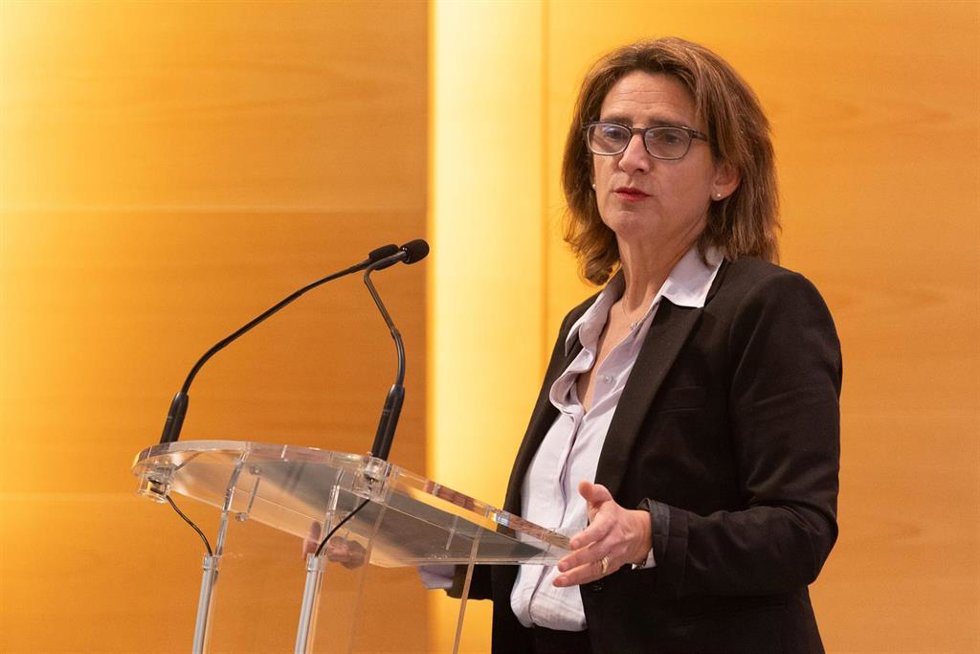 La vicepresidenta tercera y ministra para la Transición Ecológica y el Reto Demográfico, Teresa Ribera