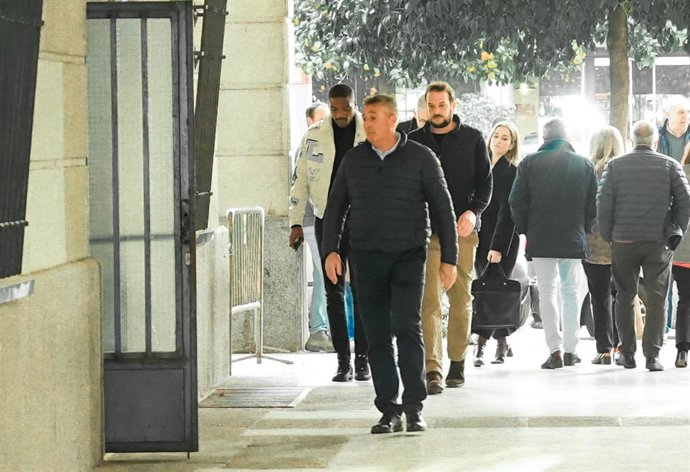 William Carvalho a su llegada a los juzgados de Sevilla