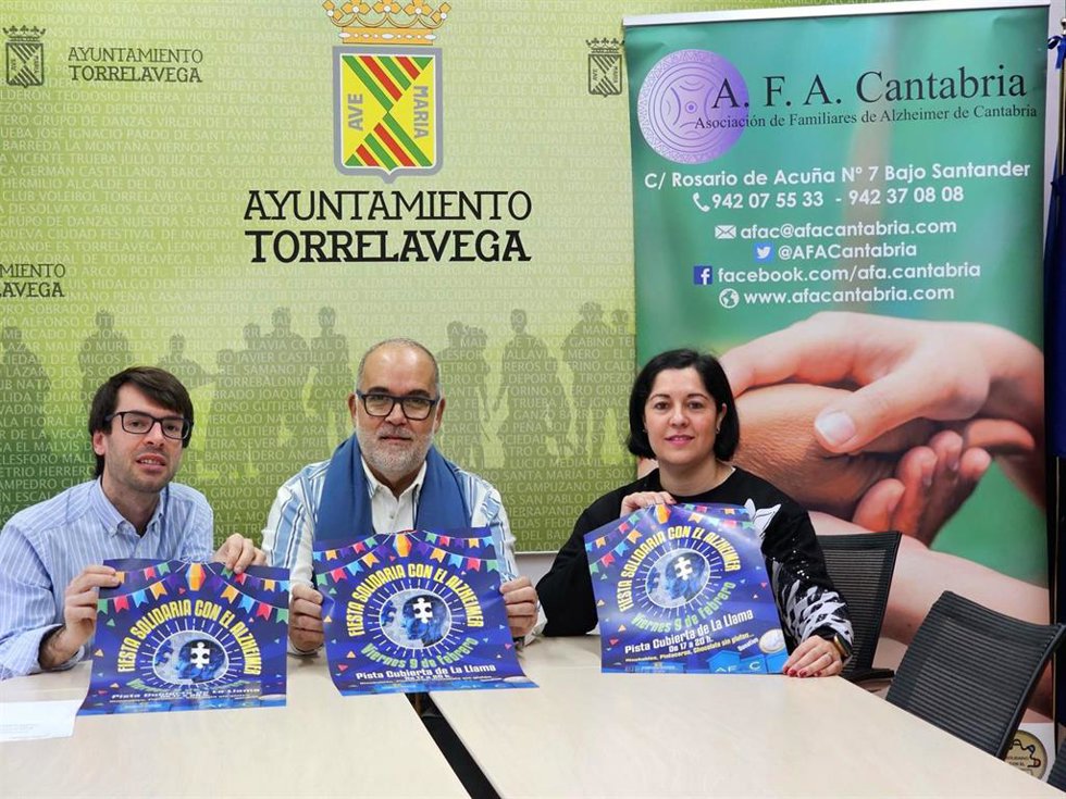 Presentación de la Fiesta Solidaria con el Alzheimer que acoge Torrelavega este viernes