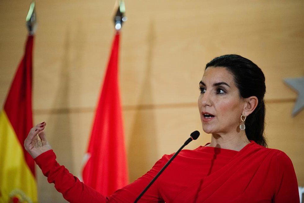 La portavoz de Vox en la Asamblea de Madrid, Rocío Monasterio