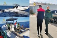 Detenidos en San Pedro del Pinatar dos hombres a bordo de una lancha de alta velocidad sustraída en Gerona