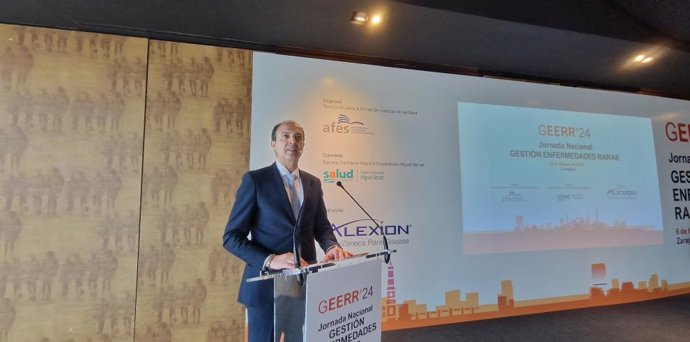 El consejero de Sanidad del Gobierno de Aragón, José Luis Bancalero Flores